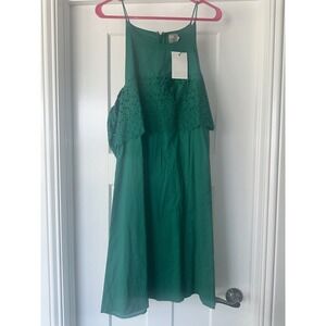 ASOS Green Eyelet‎ Dress